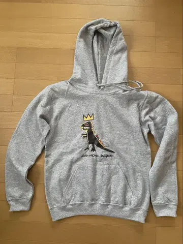 미사용 새상품 장 미셸 바스키아 후드티 그레이