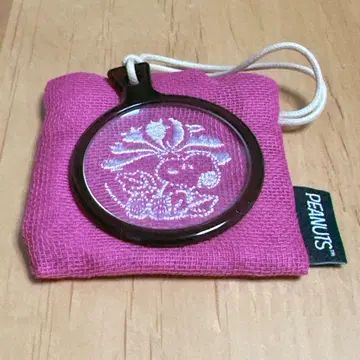 [ 한정판 ] 스누피 찻집 카야 루페 돋보기 케이스 포함 핑크