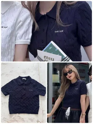 완판 The toe HERALD SHORT SLEEVE POLO KNIT