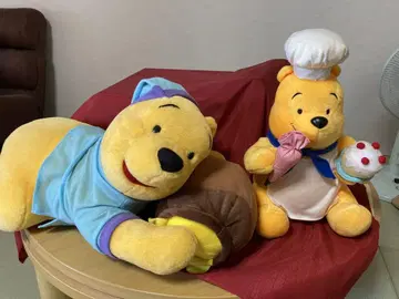 곰돌이 푸 봉제 인형 대 2개