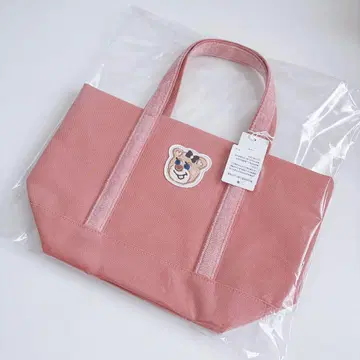 페이러 와펜 토트백 핑크
