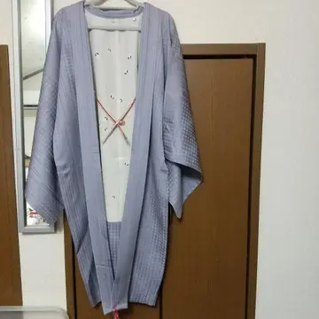 보라색 도트 무늬 스트라이프 겉옷
