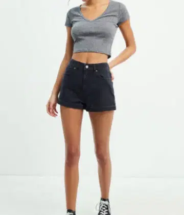 블랙 숏팬츠 PACSUN26