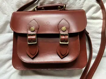 글렌로얄 사첼백 9인치 소가죽 더블 버클 숄더백