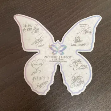 FANTASTICS 나비 낙하물 메시지 카드
