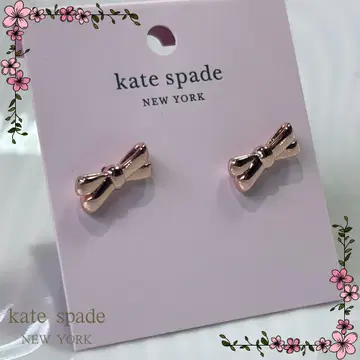 새상품 kate spade 로즈 골드 스터드 귀걸이