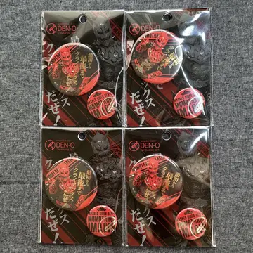 가면라이더 덴오 금박 캔뱃지 모모타로스 4개 묶음 판매