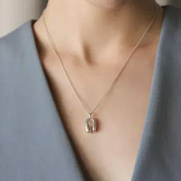 TEN 텐 아치 목걸이 SV