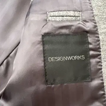 DESIGNWORKS 그레이 테일러드 자켓