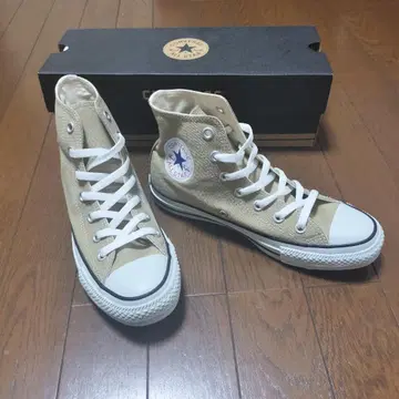 새상품 CONVERSE ALL STAR 하이컷 베이지 24.0cm