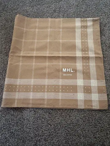 MHL. 체크 무늬 반다나 100% 코튼
