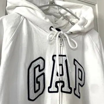 GAP 후드티 화이트 여성용 XL y2k 그런지 아메카지 갭