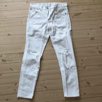 MOUSSY 화이트 데미지 진