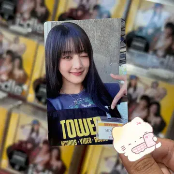 민니 트레이딩 카드 타워 레코드 한정판 디자인 에이프런 idle 아이돌