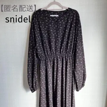 [ 익명 배송 ] 스나이델 SNIDEL 플라워 프린트 원피스