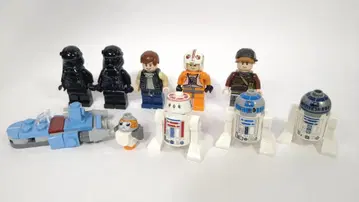 레고 스타 워즈 미니 피규어 8체 R5-D8 / R5-D4 한 솔로