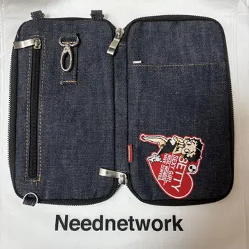 NeedNetwork 데님 스마트폰 숄더백