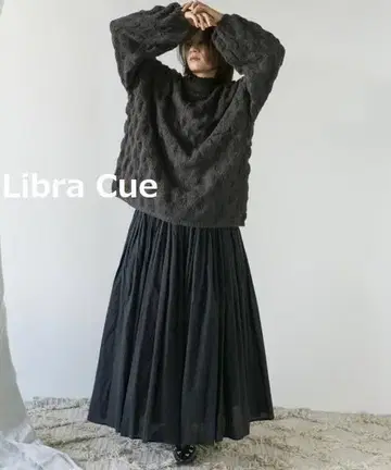 1회 사용 Libra Cue 코튼 개더 볼륨 스커트 리브라큐