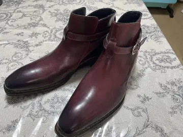 스테파노 블랑키니 엔지니어 부츠 가죽 신발