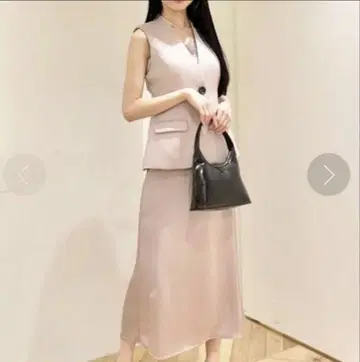 스나이델 허리 쉐이프 지레 & 새틴 원피스 세트 0