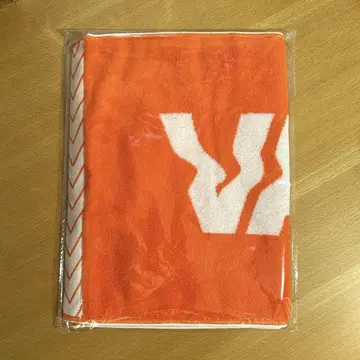 [ 새상품 ] Vaundy 바운디 로고 자카드 타월 오렌지