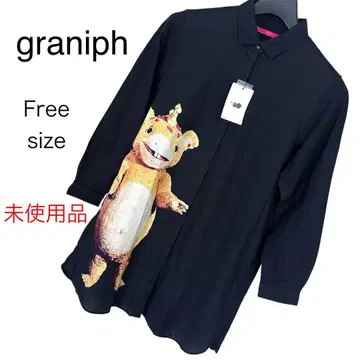 [ 미사용 ] graniph 그라니프 부스카 셔츠 원피스 울트라맨