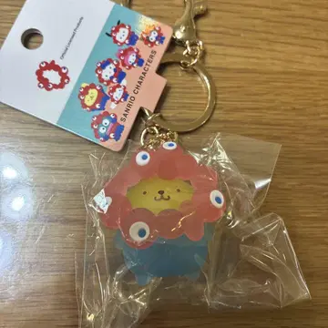 산리오 미야쿠미야쿠 클리어 컬러 폼폼푸딩