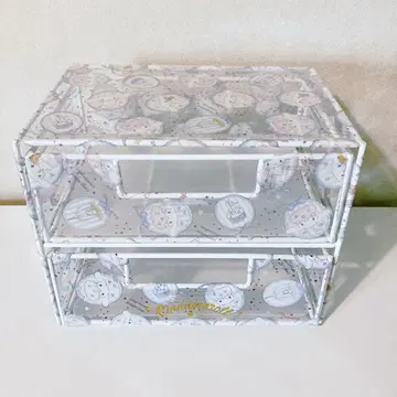 산리오 시나모롤 시나몬 클리어 2단 서랍