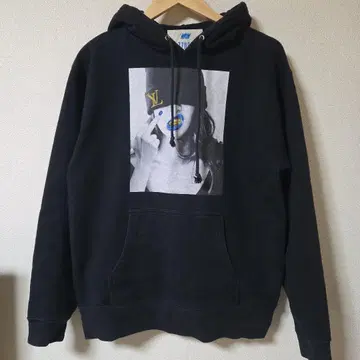 AZZURRO DESIGN 블랙 후드티 L