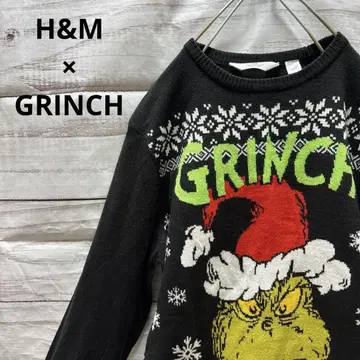 H&M x GRINCH 그린치 크리스마스 스웨터 더티 스웨터 초레어