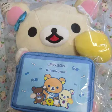 리라쿠지 코리락쿠마 봉제 인형 파우치 세트