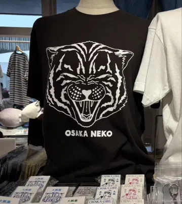 미사용 새상품 펠리시모 오사카 만박 구매품 OSAKA NEKO t셔츠 M