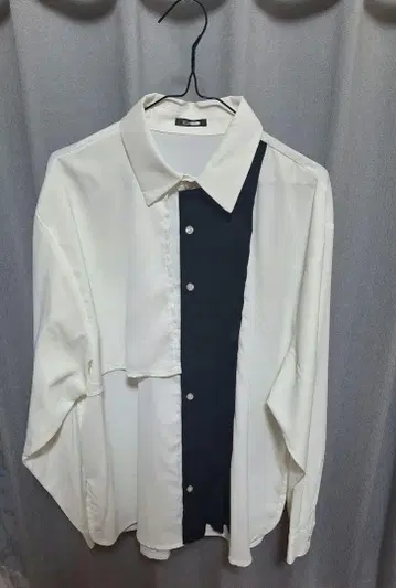 엘르 로제트 남성용 화이트/블랙 셔츠