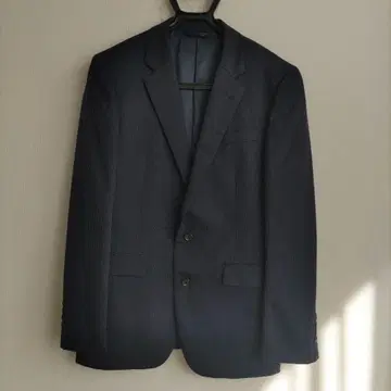 빔즈 네이비 스트라이프 비즈니스 정장 46 2 버튼