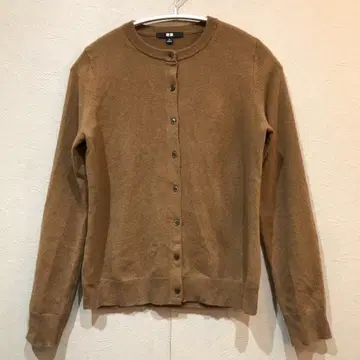 UNIQLO 캐시미어 100% 긴팔 가디건 M 사이즈