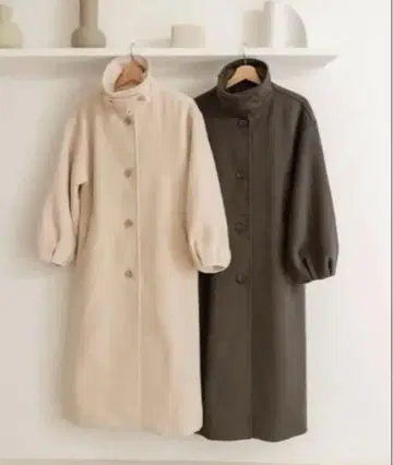 다크 브라운 롱 코트