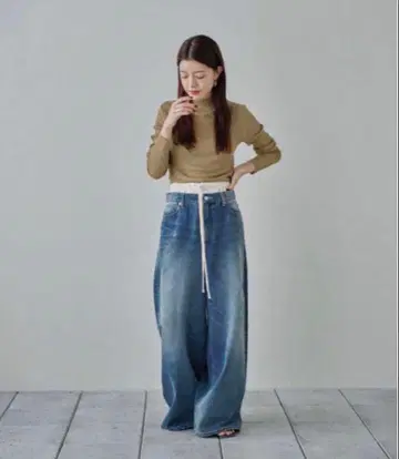 TODAYFUL Layered Waist Denim 25