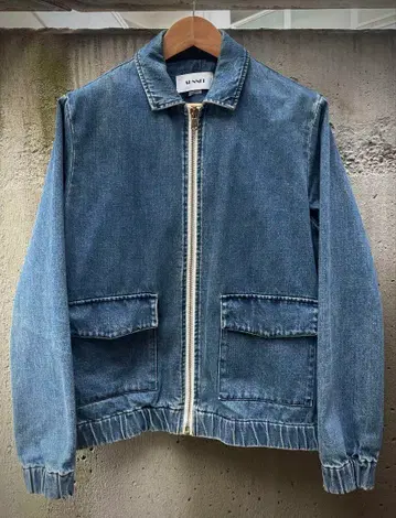 SUNNEI 데님 봄버 자켓