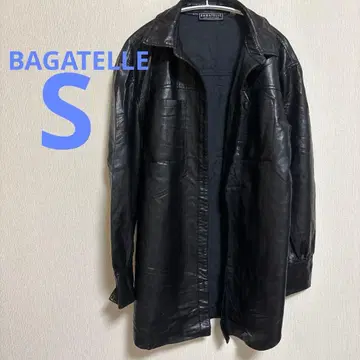 BAGATELLE [ S ] 블랙 가죽 셔츠 자켓