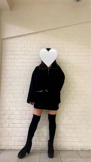 EMODA 집업 보아 풀오버