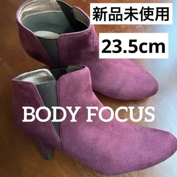 [ 미사용 새상품 ] 23.5 버건디 앵클부츠 BODY FOCUS