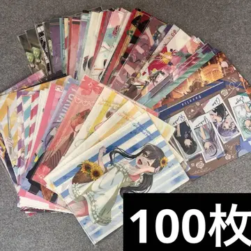 뱅드림 클리어 파일 100장