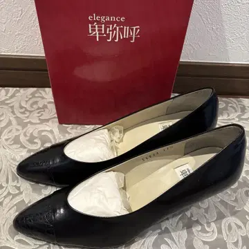 elegance 히미코 블랙 펌프스