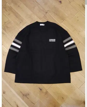 COOTIE 24aw Jacquard Sleeve Hockey Shirt