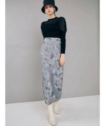 머큐리 듀오 MERCURYDUO 백 레이스업 타이트 스커트