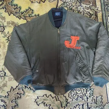 JUST BIG MA-1 자켓 올리브 그린