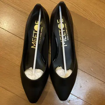 슈즈인 고베 비즈니스 블랙 펌프스 3cm 힐 23.5cm