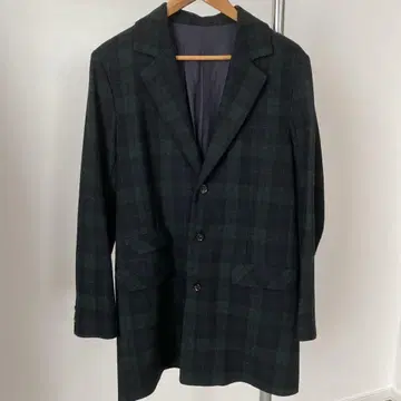 MR.OLIVE 체크 체스터 코트 사이즈 L