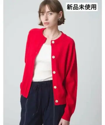 [ 미사용 새상품 ] 론 헤르만 별주 DEMYLEE 가디건 레드 S
