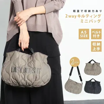 미사용 새상품 easy does it nouer 2way 퀼팅 미니백